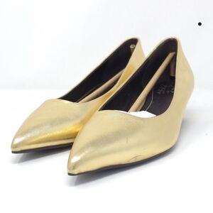 Naturalizer Women's Natalia Dark Gold Leather 6.5 Wide